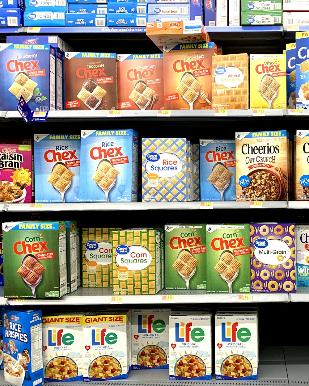 Crate Shelving Unit — labelled storage boxes on shelving