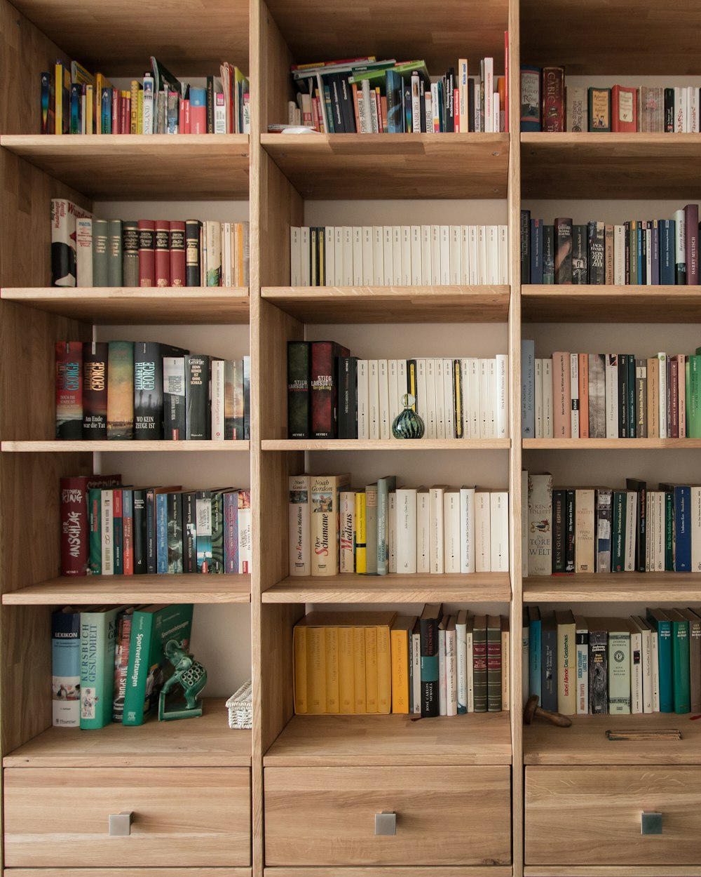 Rung Shelving Unit — a shelf filled with books